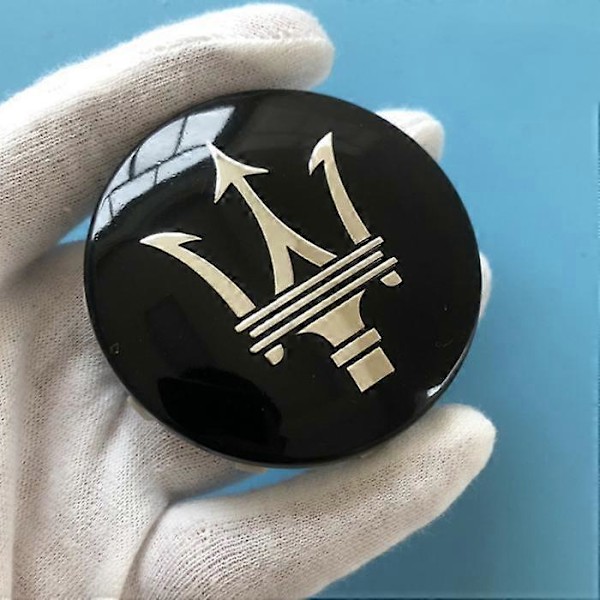 XYC Maserati pyörän keskiökupit ghibli Geberit President Levante 60mm - Hopea (Neljän pakkaus) (W)