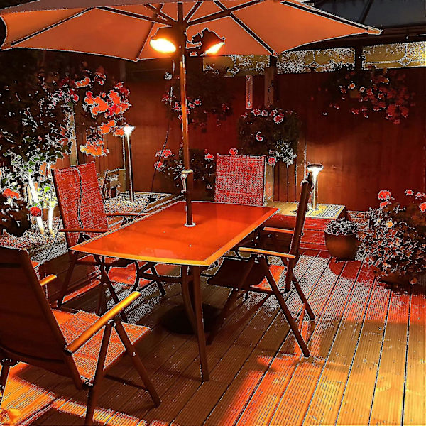 500 Watt Ruby Kompatibel med Heatmaster R7 Halogen Varmeapparat Pære til Hagevarmer - Pakke med 4 - På lager [fw}