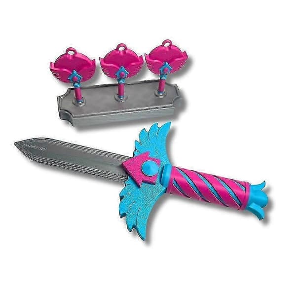 Squid Game Gemmelege Kniv + Nøgle Bundle - Replika Cosplay Legetøj (Fww)