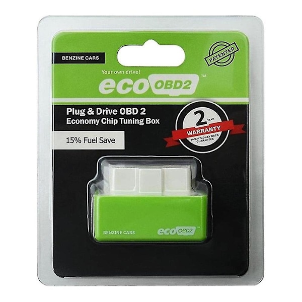 Eco Obd Obd2 Polttoaineen Säästö Laite Boksissa Bensiiniautolle Kaasun Säästö (W)