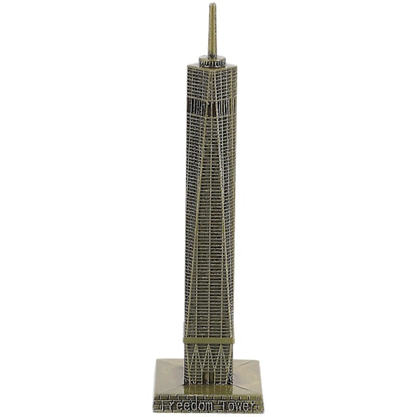 Freedom Tower -patsas World Trade Center Newyork Freedom Tower Metallipatsas Matkamuisto (W)