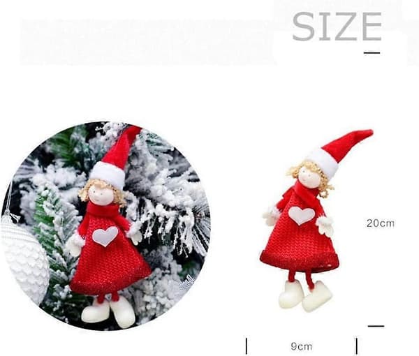 Juleengeldukke Anheng DIY Dekorasjon 15 cm Stor