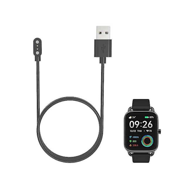 Magnetisk klockladdare Snabbladdningskabel Usb för smarta klockor För-haylou Rs4 fw 60cm