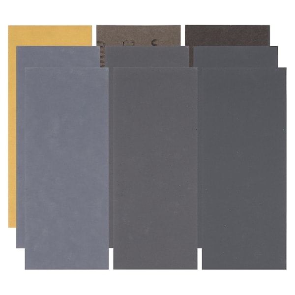 stk 3000 5000 7000 Fint Korn Våd og Tørt Sandpapir Sortiment Gips Sandpapir 9 x 3.6 til Billakering Bilkarosseri Bilpolering (W)