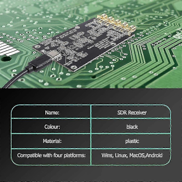 Rsp1 Msi2500 Msi001 Yksinkertaistettu Sdr-vastaanotin 10khz-1ghz Radioamatöörilähetin-vastaanotin Moudle Circuit Diy El (W)
