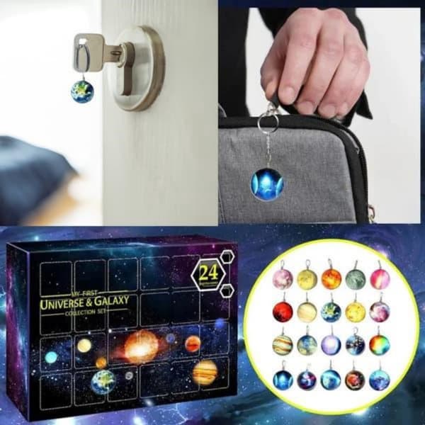 Solsystem Planeter Universum Hänge Adventskalender 24