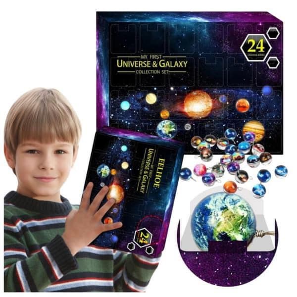 Solsystem Planeter Universum Hänge Adventskalender 24