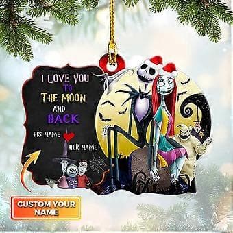 Jack och Sally Gravgård Julgransdekorationer