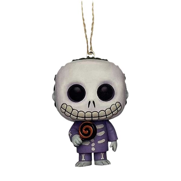 Jack og Sally Nightmare Before Christmas Juletræsornamenter 12-pak