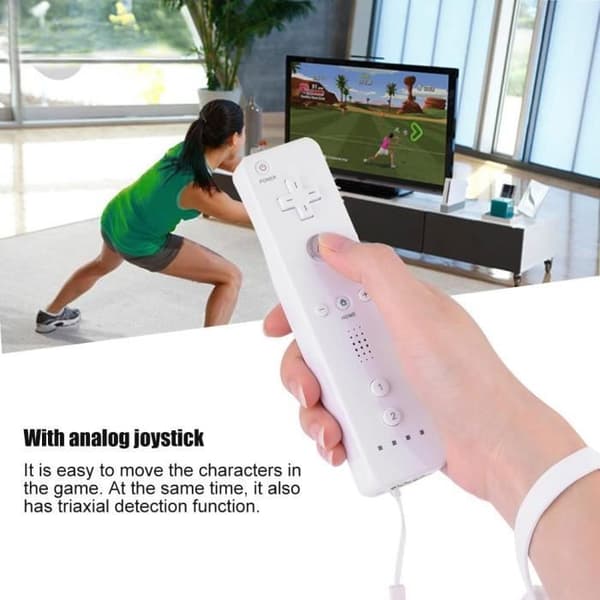 Gamepad - Nintendo - Wii U - Trådløs - Hvit - Analog Joystick (Fww) blanc