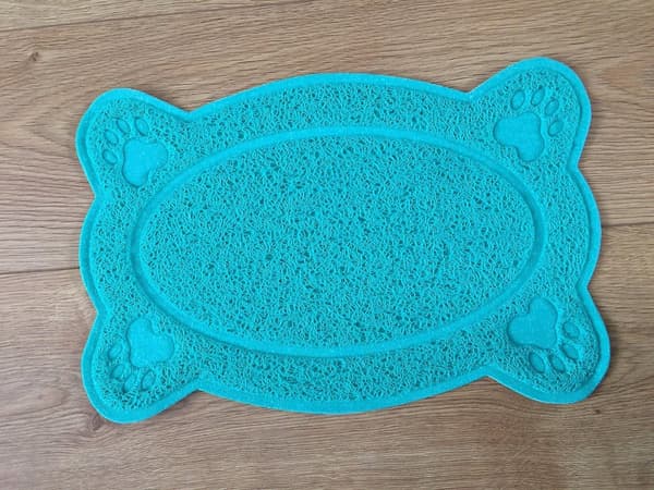 Kattströmatta - 40 x 26 cm - (Sjöblå)(w)