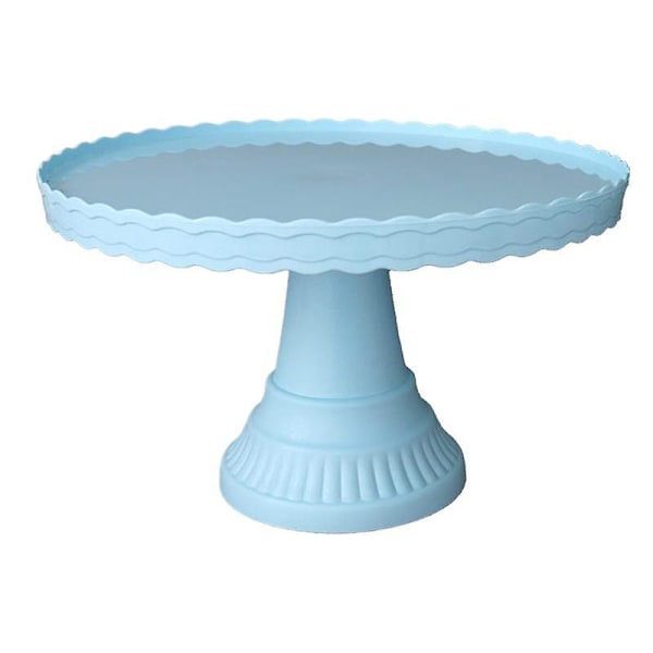 Cake Stand Stable Non-slip Plastic Wave Design Dessert Display Plate for Wedding