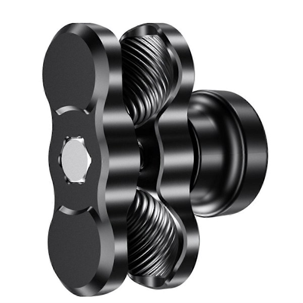 6CM Tyverisikret Dobbel Sokkelarm i Aluminiumlegering Kompatibel med Fester Kulekomponent Sykkel Motorsykkel (W)