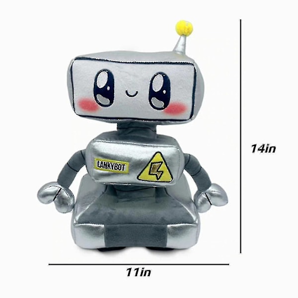 Lanky Box LED Anime Figur Kosedyr Kosevenn Sovepute perfekt kvalitet [FW] Foxy Cyborg