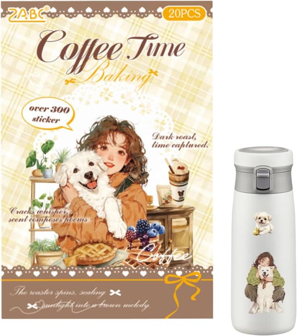 Scrapbooking-klistremerker, vanntette scrapbooking-rekvisita (W)