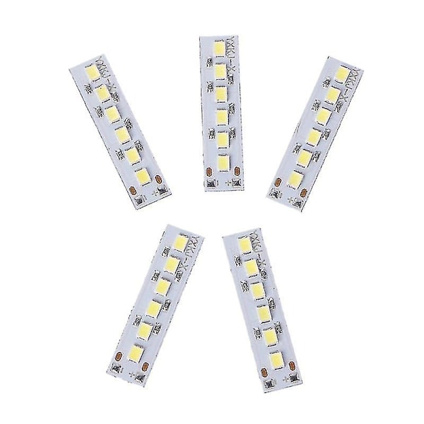 5 st DC 3.7V-5V Konstant Ström LED-lampa Li-on USB 18650 Dimbar [fw}