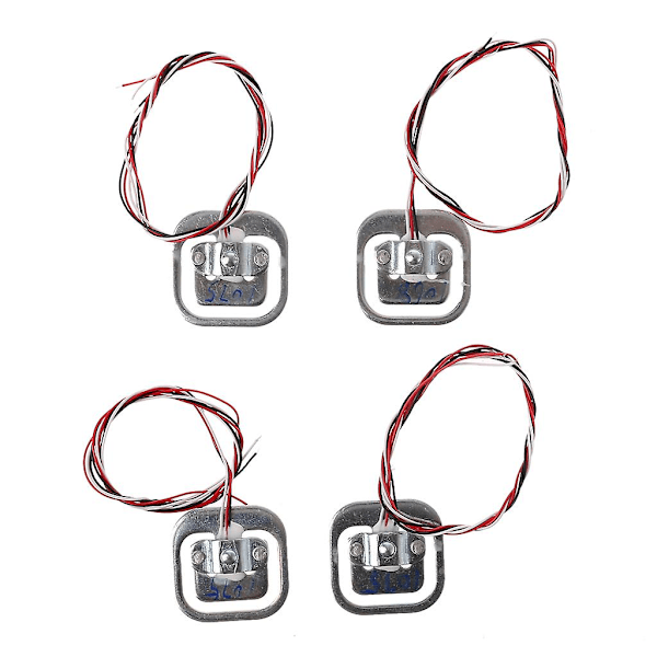 4 stk. 50 kg Menneskelig Vægtbelastningssensorer & Hx711 AD Modul DIY Kit Modstandsspænding Vægtsensor Måleværktøjer til Arduino