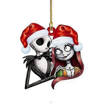 Jack och Sally Gravgård Julgransdekorationer