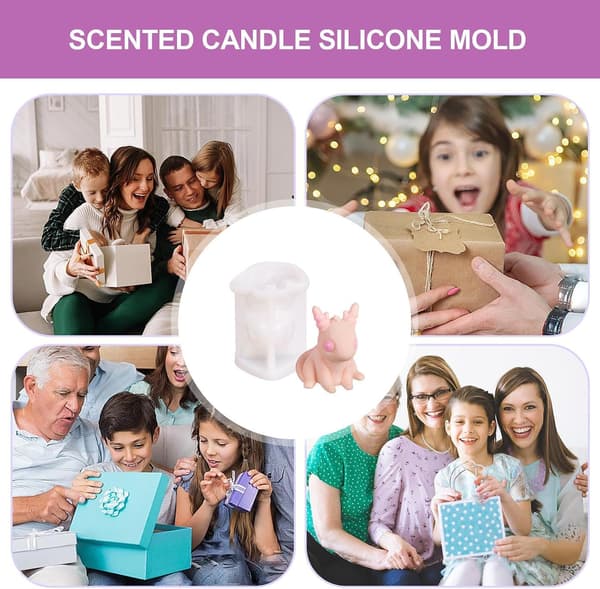 3D Drage Lysform, Nem Frigivelse, Håndværksform til Lys, Chokolade, Aromaterapi Sæbe og Lotion Bars. (W)