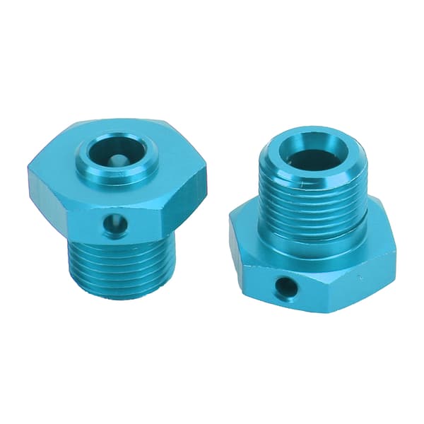 RC Bil Hjuladapter til ARRMA 1/8 Skala Biler, 2 Stykker, 17mm Hex Nav, Blå