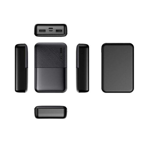 Powerbank 10000mAh med 2xUSB og 1xUSB-C