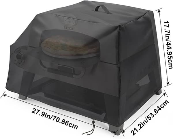 Pizzauunin suojus, ulkokäyttöön tarkoitettu pizzauunin suojus, retkeilytarvikkeet (W)