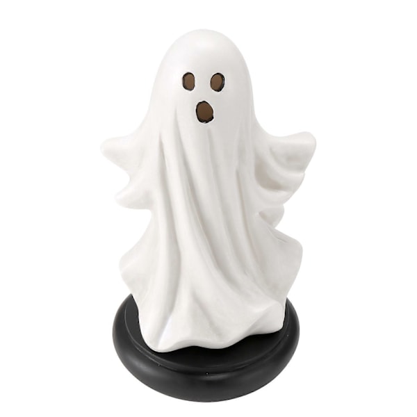 Ghost Røgelsesholder, Vandfaldsbrænder Sød Spøgelse Backflow Røgelsesbrænder, Spøgelsesfigur til Halloween (W)