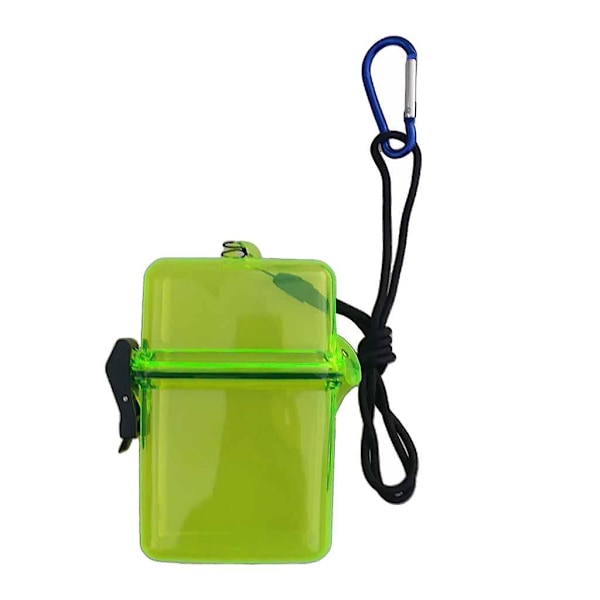Vanntett Tørrboks Container Klips for Dykking Snorkel Kajakk Gul (W)