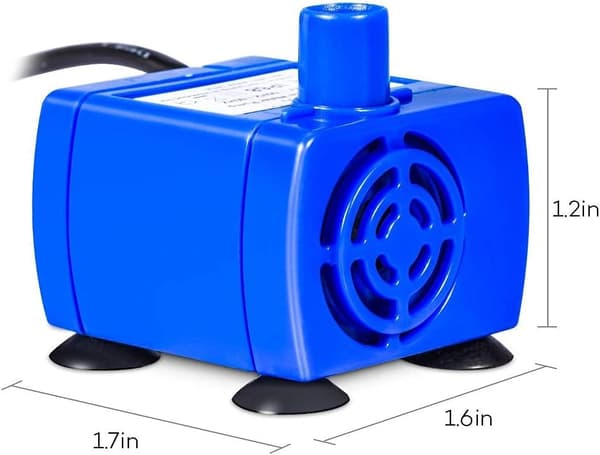 Tyst Automatisk Kattfontänpump, 1,6L Kapacitet, 12V Elektrisk Drivning