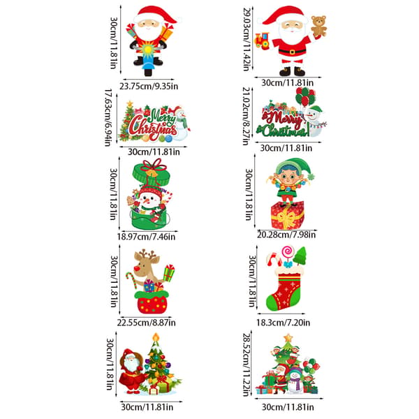 Juldekoration Par 3-pack Snögubbestrumpor