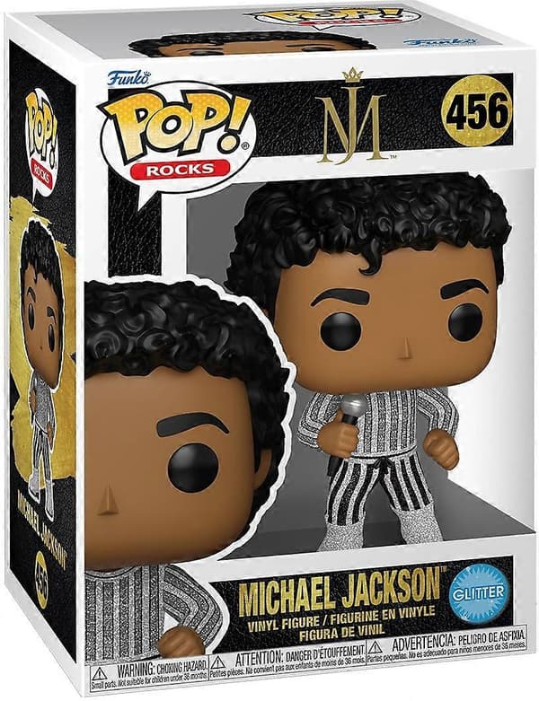 Michael Jackson - POP! Rocks: Michael Jackson - (Glitter) [SAMLEFIGURER] Vinylfigur, Samleobjekt USA import (Fww)