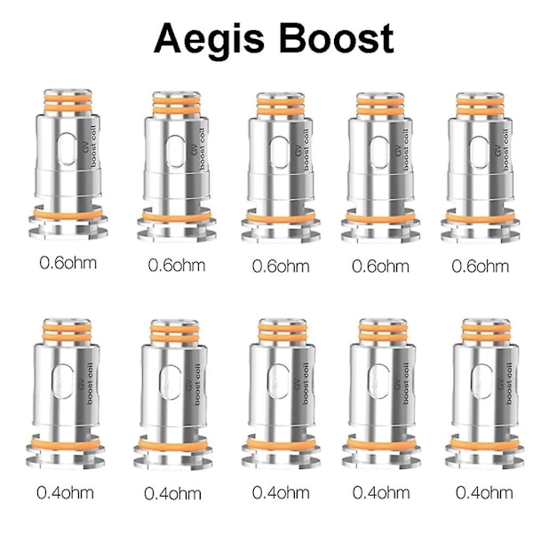 Mesh Coil 0,4 Ohm Coils til Boost Hero X Udskiftningscoils Silver