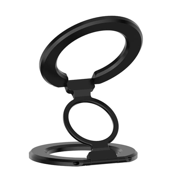 Sammenleggbar telefonholder med magnetisk stativ for 360-graders visning