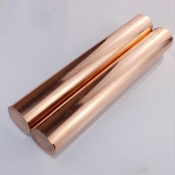 5 kpl Kuparitanko - Pyöreät tangot puhtaista metalleista 8 x 100 mm materiaalin P (W) vertailevaan tutkimukseen