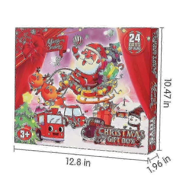 Inertial bil-demolerings-adventskalender för julnedräkning