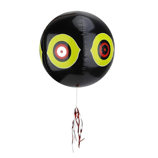 Terror Oppustelig Fugleskræmmer Ballon Fugleafvisende Rovdyrsballon (Sort) NY9 (W)