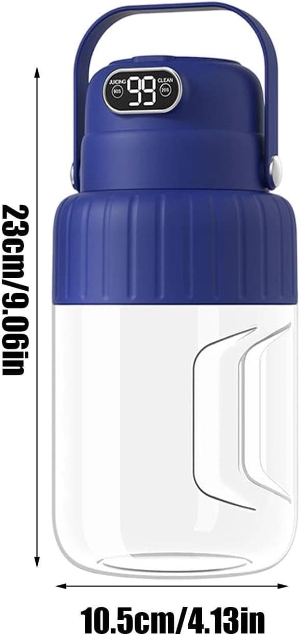 Bærbar Juicer Kop, 1000 ml | USB Elektrisk Blender med Juicefunktion – Ideel til Rejser (W)