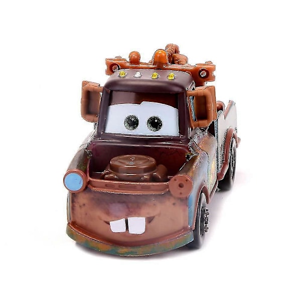 Disney Cars 2 Mater Leksaksbil Diecast Filmfigurfordon Modell Pojkar Flickor Roliga Presenter