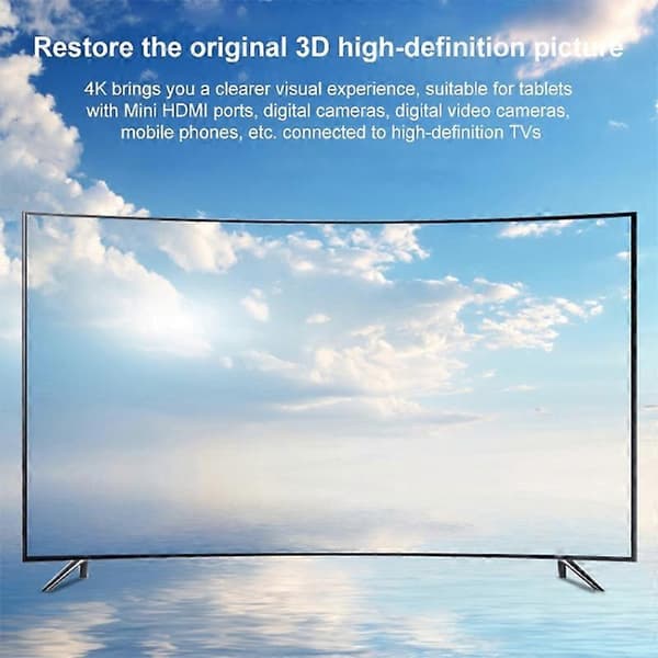 0,5 m HDMI 2.0 han til han kabel til 4K 60Hz HD videooverførsel