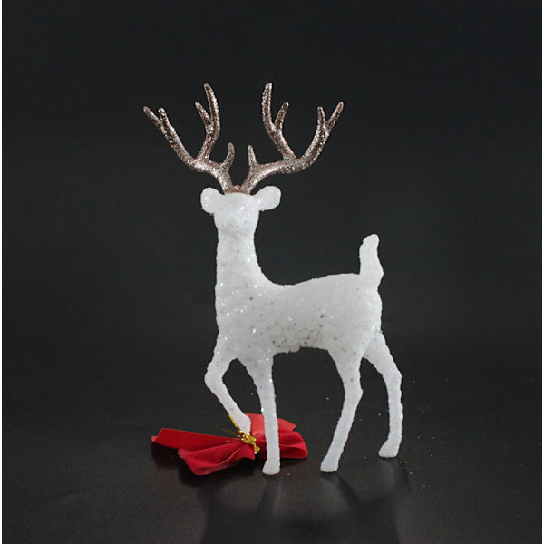 Jul Kristall Hjort Ornament 2-pack