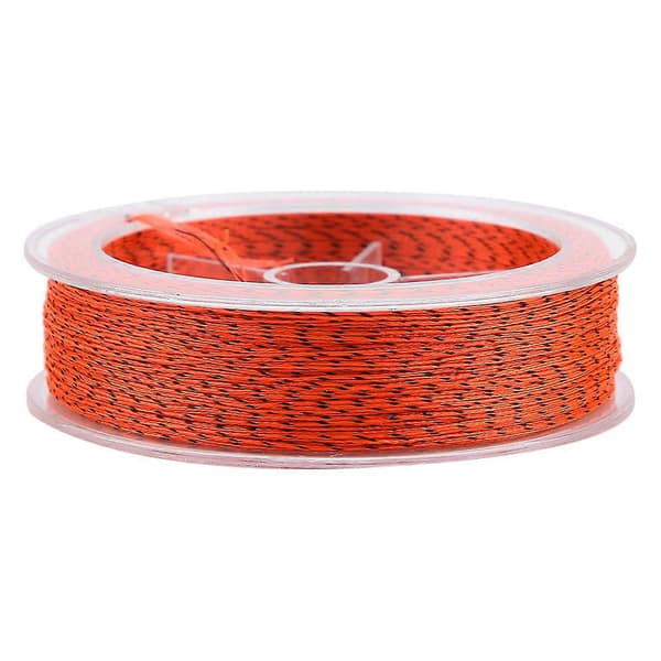 2024 100M Nylon Flugfiskelina Extra Linkopp Förlängningslinor (Svart+Orange)(w)