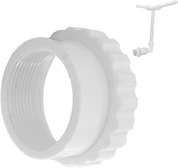 Justerbart pool-sprinklersystem, kompatibelt med de fleste 1,5 tommer gevindfittings (W)