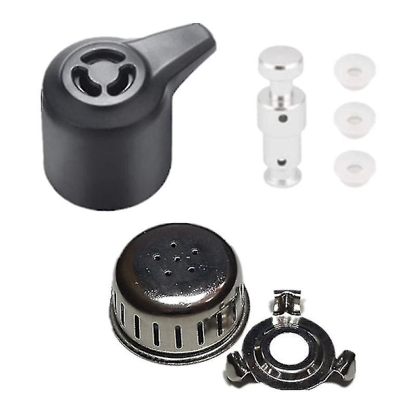7-dels Ångutloppsventilersättningskit Universal Elektrisk Tryckventil för Instant Pot 3 5 6 Qt Ångutloppsgrepp Tätningsring Anti-blockering Sh