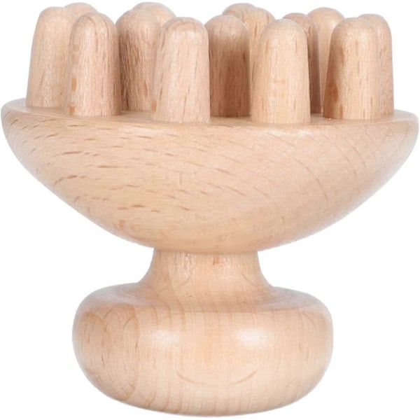 Träterapi Svamp Trä Massager Trä Svamp Terapi Verktyg Maderoterapi Svamp Helkropps Trä Massager Gua Sha Verktyg för Kvinnor Män Lindring (W)