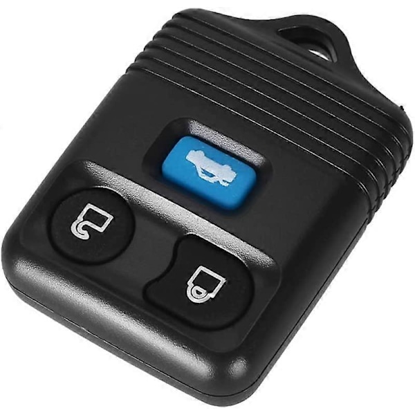 Kelay 3 Knapper Fjernbetjening Nøgle Fob Cover Etui Kompatibel til Ford Transit MK6 Connect Auto Bil Nøgle Udskiftning (1 stk.) (W)