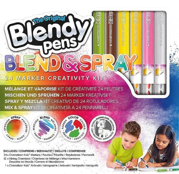 Brevpappersset Markers Blend And Spray, 24 st (Fww)