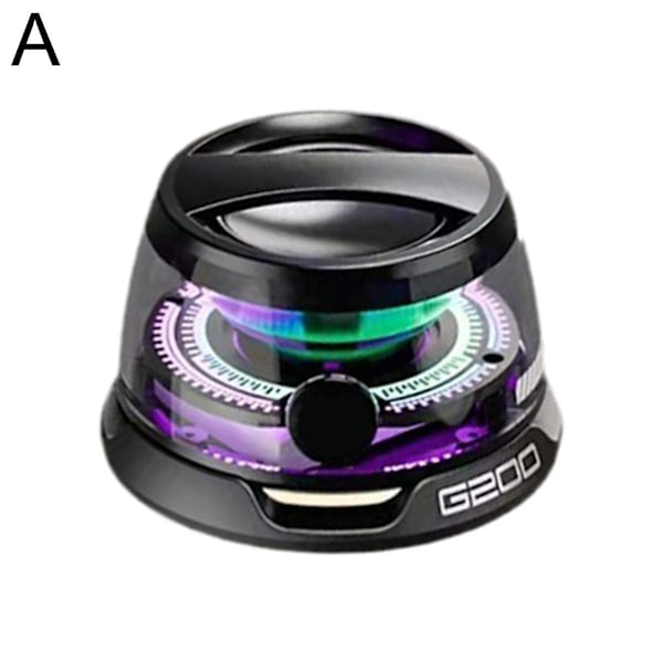 Mini Svart Bluetooth Högtalare G200 Portabel Magnetisk Ljud O7H5