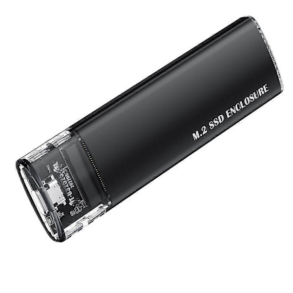 M.2 NVMe SATA SSD-kabinett M.2 Mobil Hårddiskbox Mobilt Hårddiskkabinett M.2 Hårddiskbox (W)