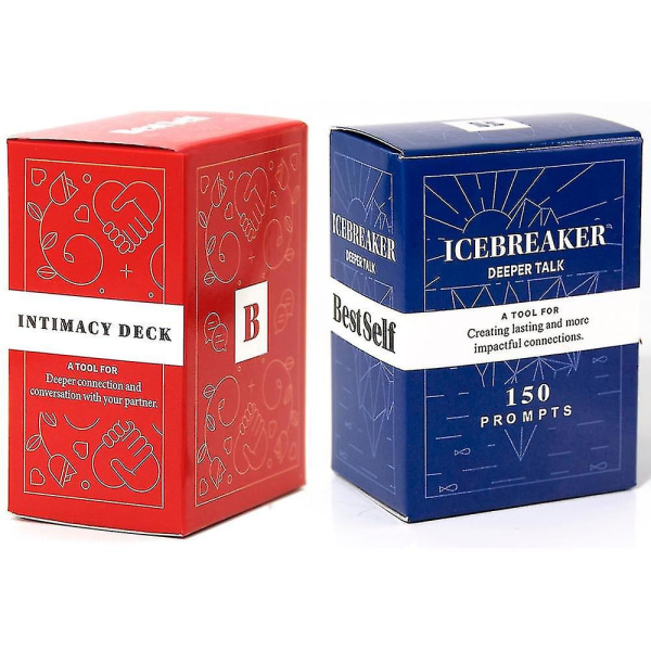 3 st Icebreaker Deeper Talk Game Date Deck Intimacy[fw]