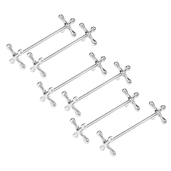 Stk. Zinklegering Spisepindeholder Skeer Stativ Gafler Knive Holder Rack Stativ Metal Håndværk Bordindretning (W)